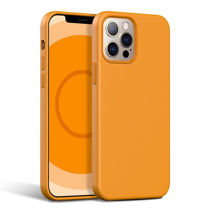 Funda para teléfono móvil Apple 15 magnético iphone15promax animación oficial de cuero 14pro/13 funda protectora image 19