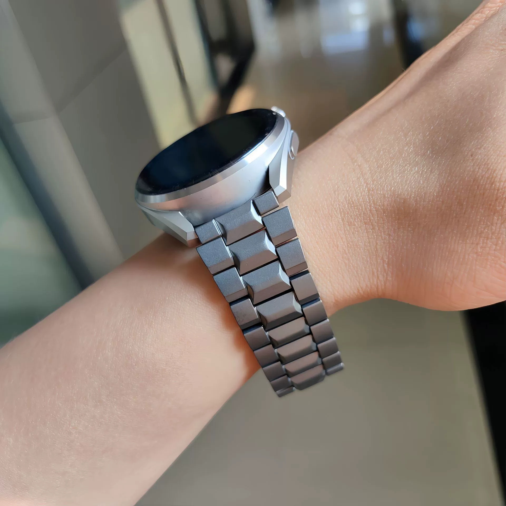 Ремешок для часов Huawei GT5Pro / Watch 4 Pro, титановый браслет с выпуклым Т‑образным боковым слайдером, быстросъёмный титановый ремешок
