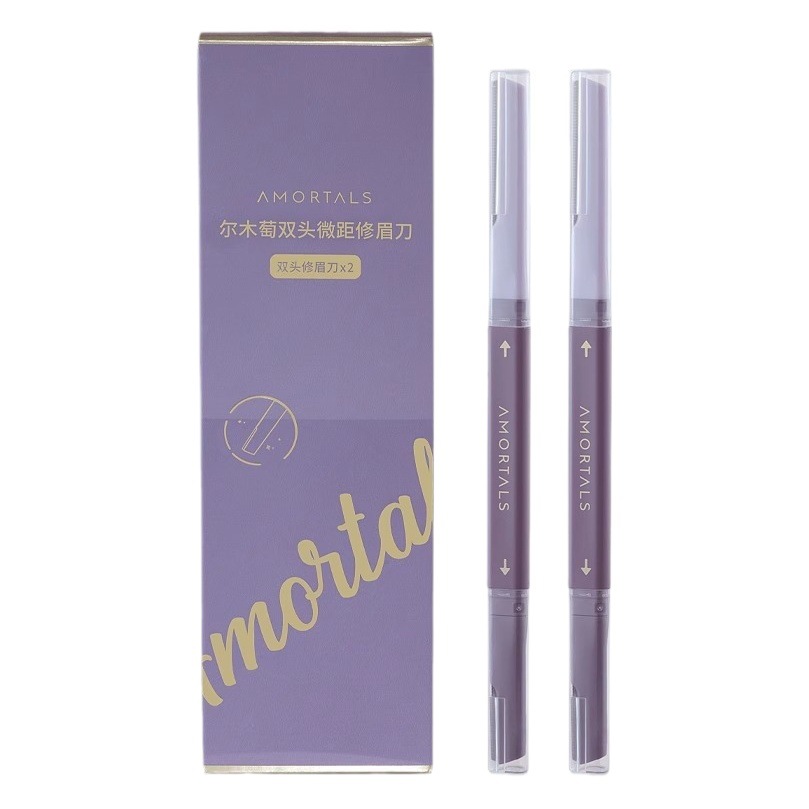 Ermu ceja que forma el cuchillo para hombres y mujeres especial ceja afeitado cuchillo trimmer principiante herramienta traje de seguridad ceja cuchillo