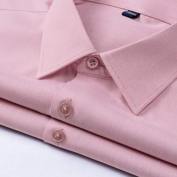 【9.1% Linen】Haze Pink-Long Sleeves