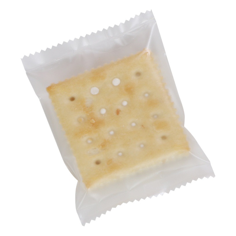 Bolsa de sellado de la máquina esmerilada translúcida gruesa bolsa de galletas crujientes de copo de nieve bolsa de embalaje de caramelo Bolsa De postre de té perfumado