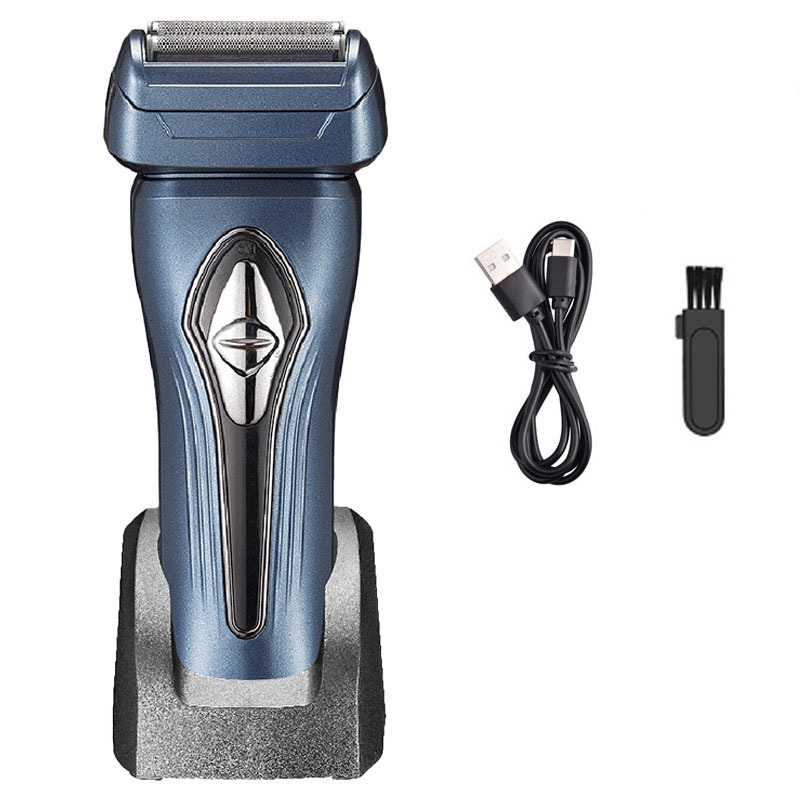 USB Rechargeable Electric Shaver Portable Reciprocating Shaver Fully Washable Home Appliance Personal Care_voghion.com