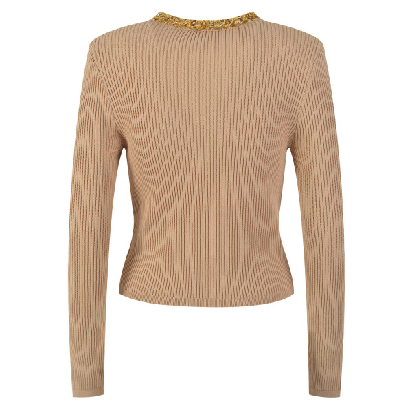 Summer knitted golden fashionable design cardigan