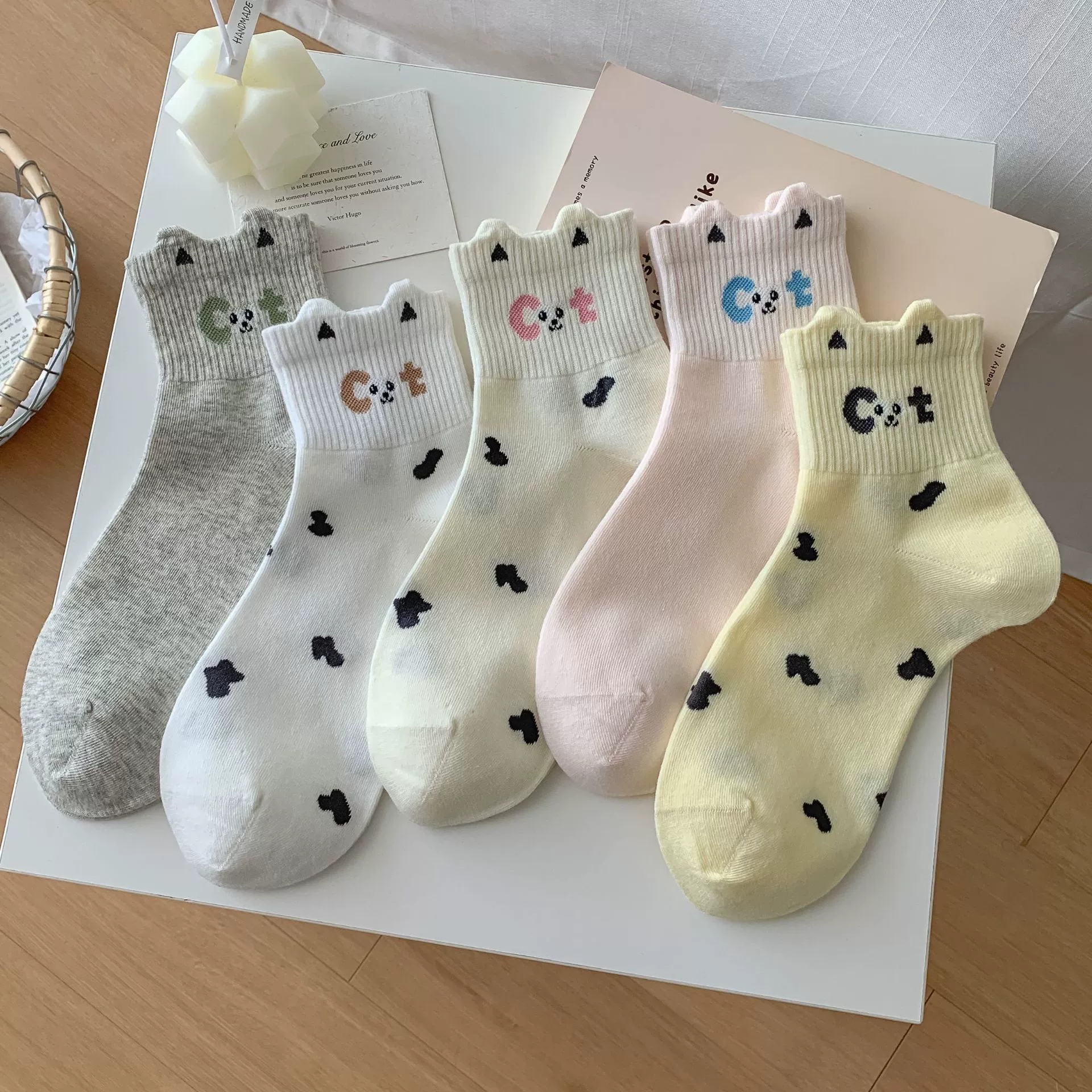 Модные весенне-летние гольфы с объемным рисунком, в корейском стиле, впитывают пот и запах