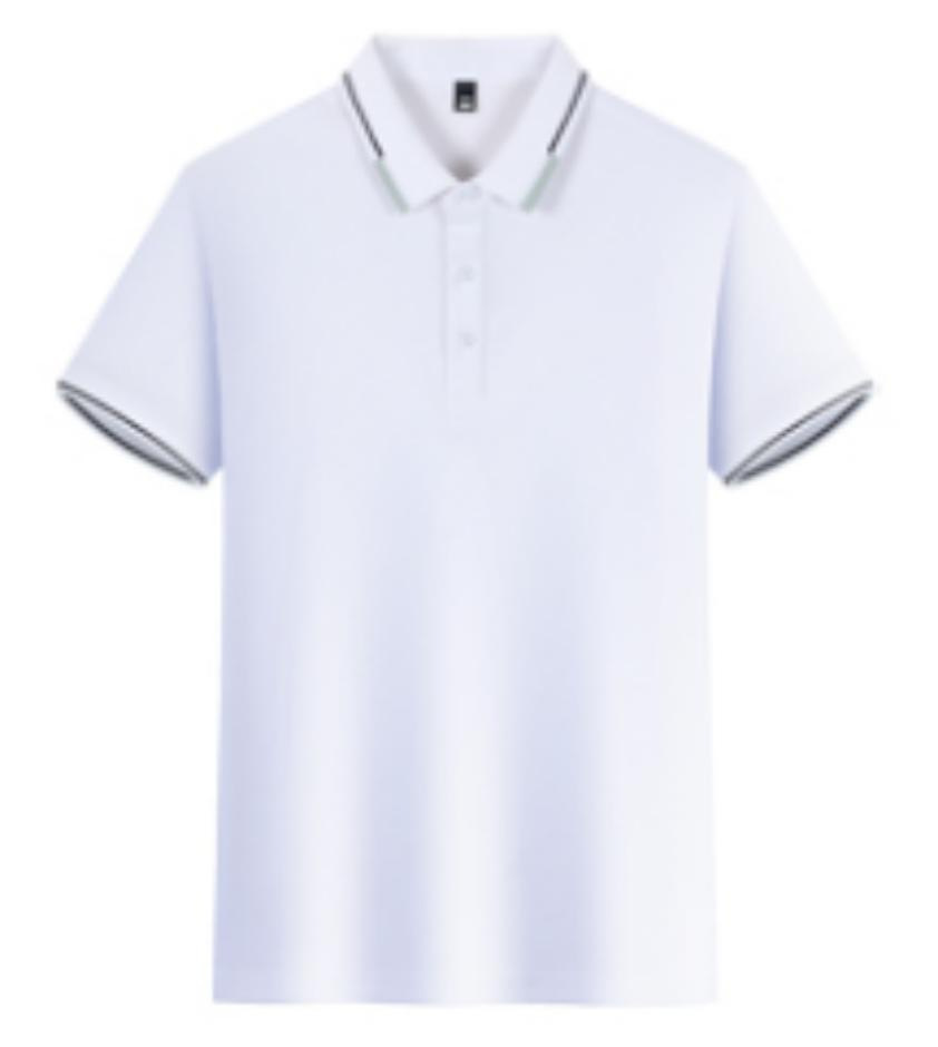 Camiseta Polo de Manga Corta con Tecnología Antibacterial de Seda Helada para Verano 2026, Color Sólido, Venta al Por Mayor