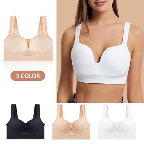 New style overseas running shock-absorbing vest large size bra cross-border fitness high-intensity large bust plus-size sports underwear for women