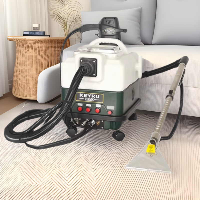 Sofa carpet cleaning machine steam dry bubble grinding brush spray pumping integrated fabric curtain commercial soft home cleaning machine