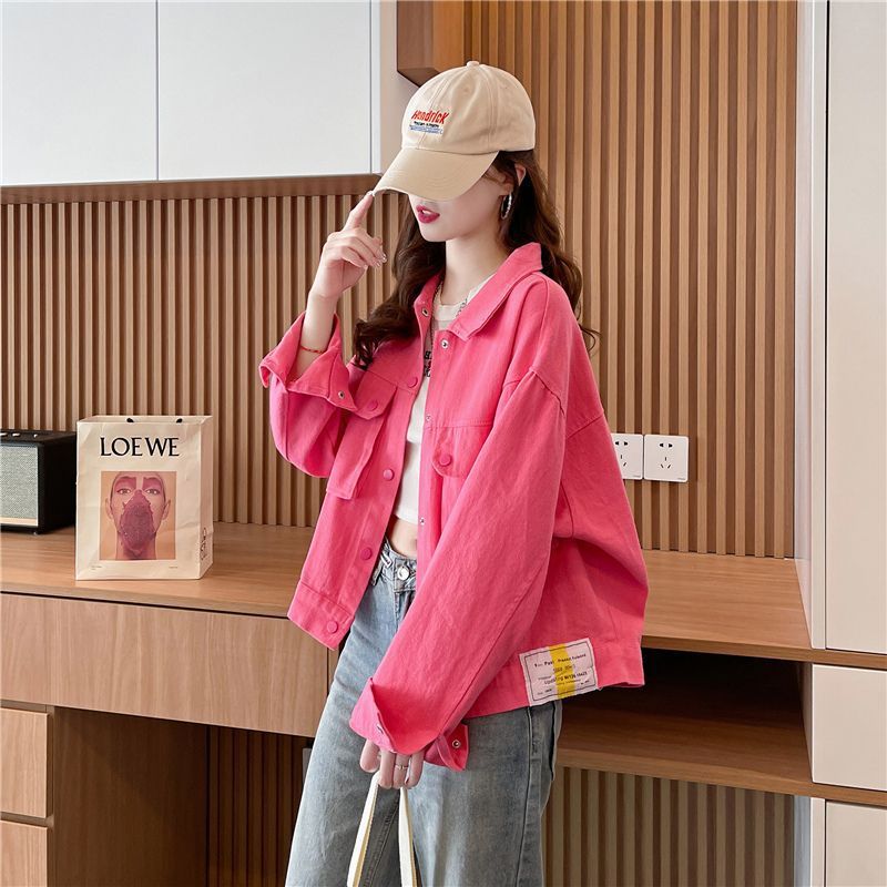 小个子短款牛仔外套女2025年新款春季韩版洋气时尚减龄上衣女|undefined