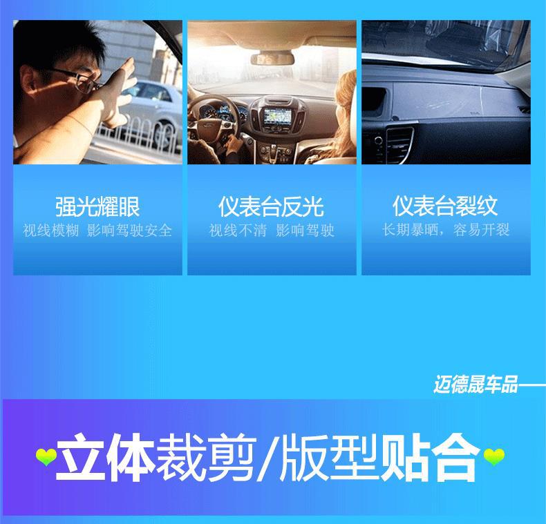 Great Wall Haval H4F5F7M6 Car Dashboard Sunshade Mat, Central Control Sunshade, Anti-Slip, Dustproof, Reflective, and Sun Protection Mat