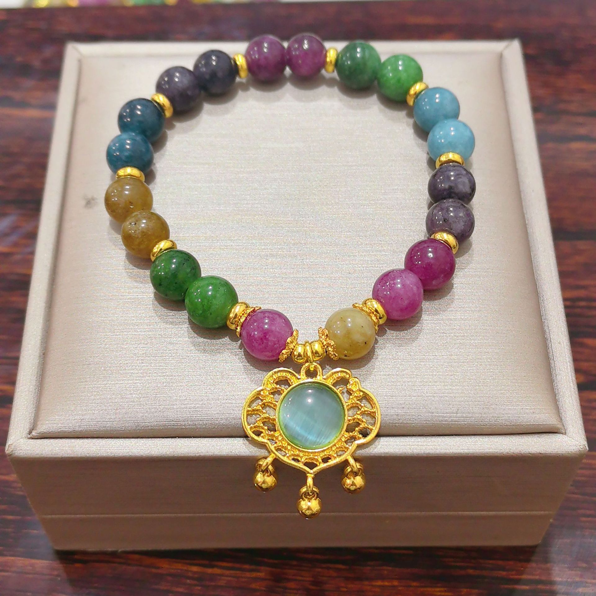 Cerradura Ruyi / pulsera turmalina