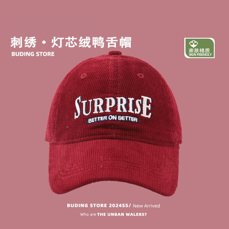 Sombreros infantiles primavera y otoño bambú de vello gorra de lengua de pato para niños invierno a prueba de viento caliente gorra de béisbol retro de niñas