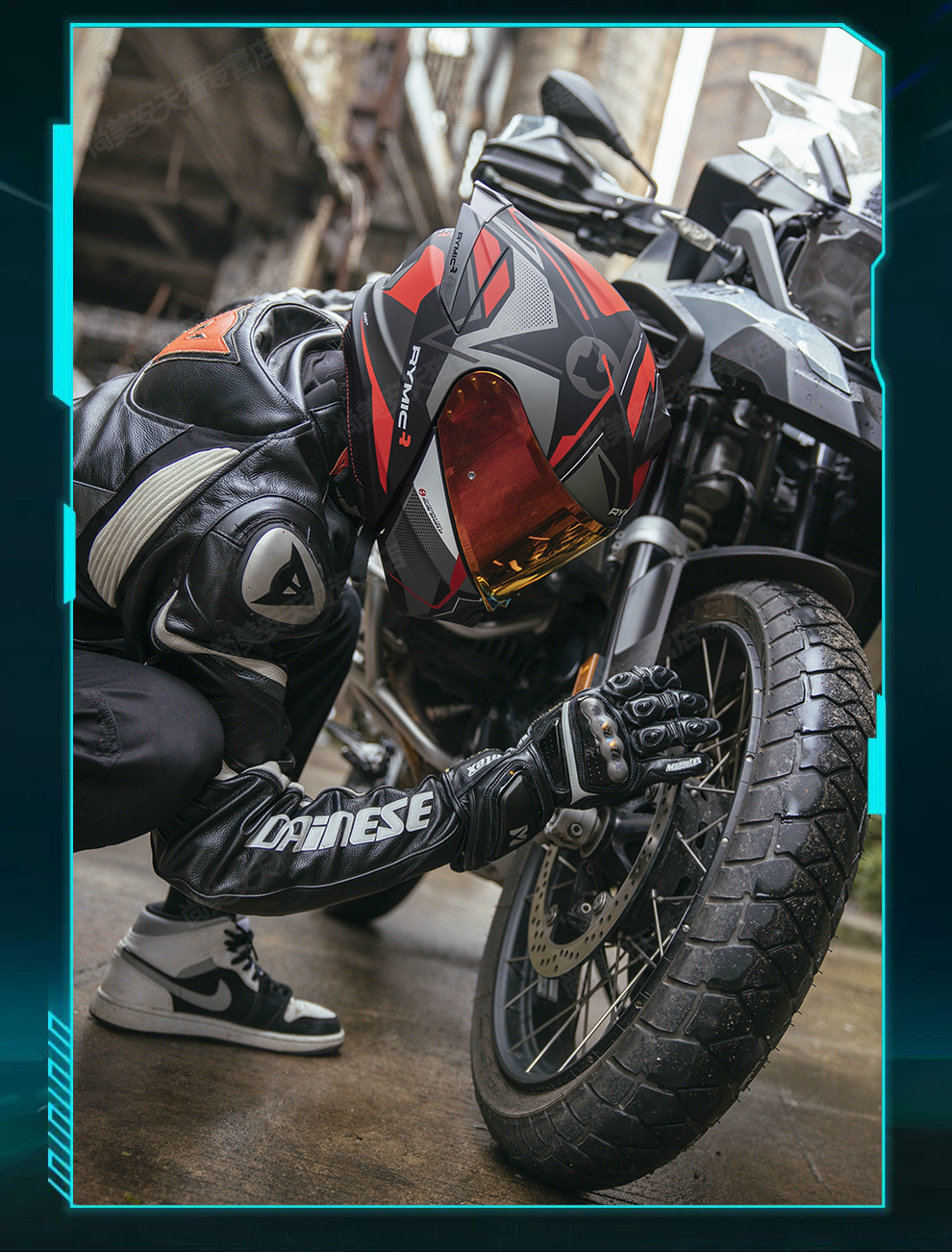 Motorcycle Helmet Men Women Dual Visor Flip Up Full Face
