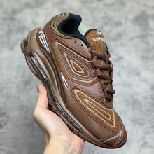 高品质MAX98 全掌气垫跑步鞋复古男士跑鞋厚底增高运动鞋外贸批发