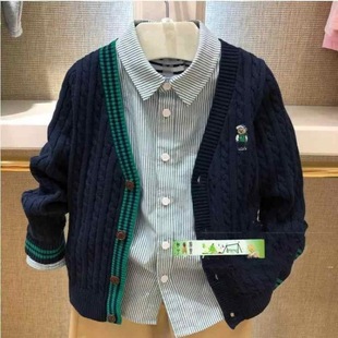 Outlets ~ Counter Clearance to Pick Up Leaks Spring and Autumn New Sweater Casual Joker Knitted Cardigan Children's Coat