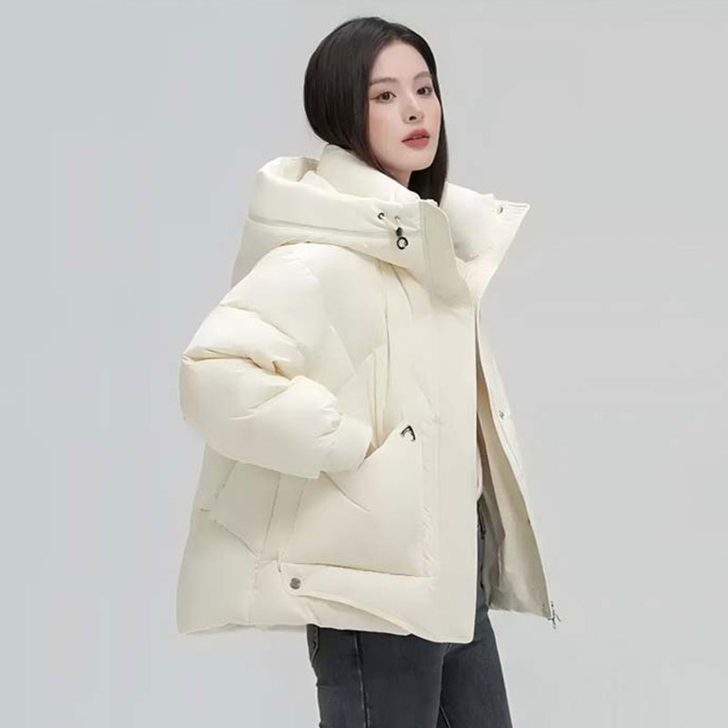 冬季新款羽绒服女短款加厚时尚小个子面包服保暖大码洋气外套