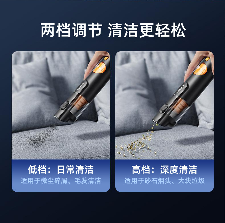 Mericle Wireless Vacuum Cleaner for Home Use, Portable Car Vacuum Cleaner, High-Power Wireless Vacuum Cleaner, Handheld for Home Use