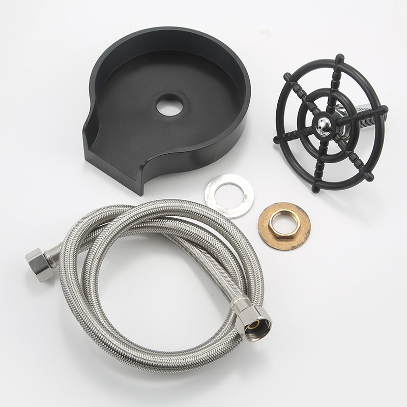 Hogar bar comercial de acero inoxidable taza automática lavadora cafetería limpieza libre tanque de lavado grifo de alta presión