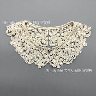 Pure Cotton Lace Collar All-match Lace Small Collar Artifact Stacked Outer Lace Decorative Collar Korean Style Age-reducing Doll Collar Fake Collar
