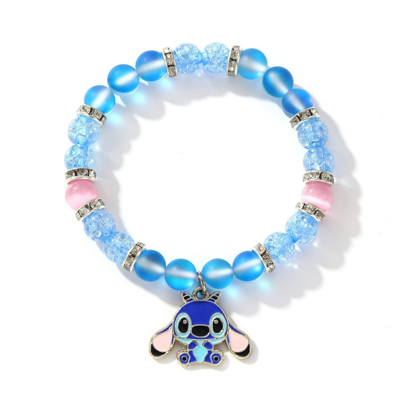 Children's Crystal Bracelet Holiday Gift Spider-Man Sun Cat's Eye Stone Diamond Ring Bracelet Cat's Eye Stone Stitch Bracelet