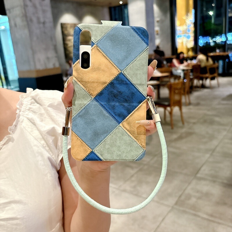 Suitable for Samsung Zflip7 Mobile Phone Case Foldableing Xiaomi Mixflip2 Generation Flip All-Inclusive Central Axis Leather Protective Cover