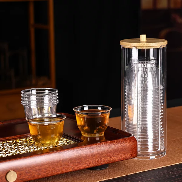 Environmentally Friendly Tea Cup, Disposable Kung Fu Tea Cup, Home Office Tea Making and Drinking Small Cup, High-End Kung Fu Tea Set