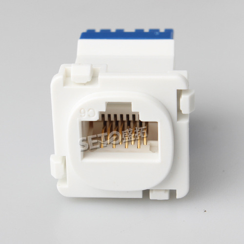 Logo Applicable Australia Model Round Head Super Category 6 Network Module Category 7 Network Cable RJ45 Gigabit Computer Module
