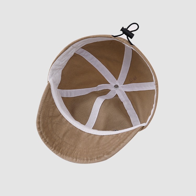 Corea del Sur compra ropa infantil para niños niñas sombrero casual 2024 otoño simple base retro corto gorro de periódico para niños