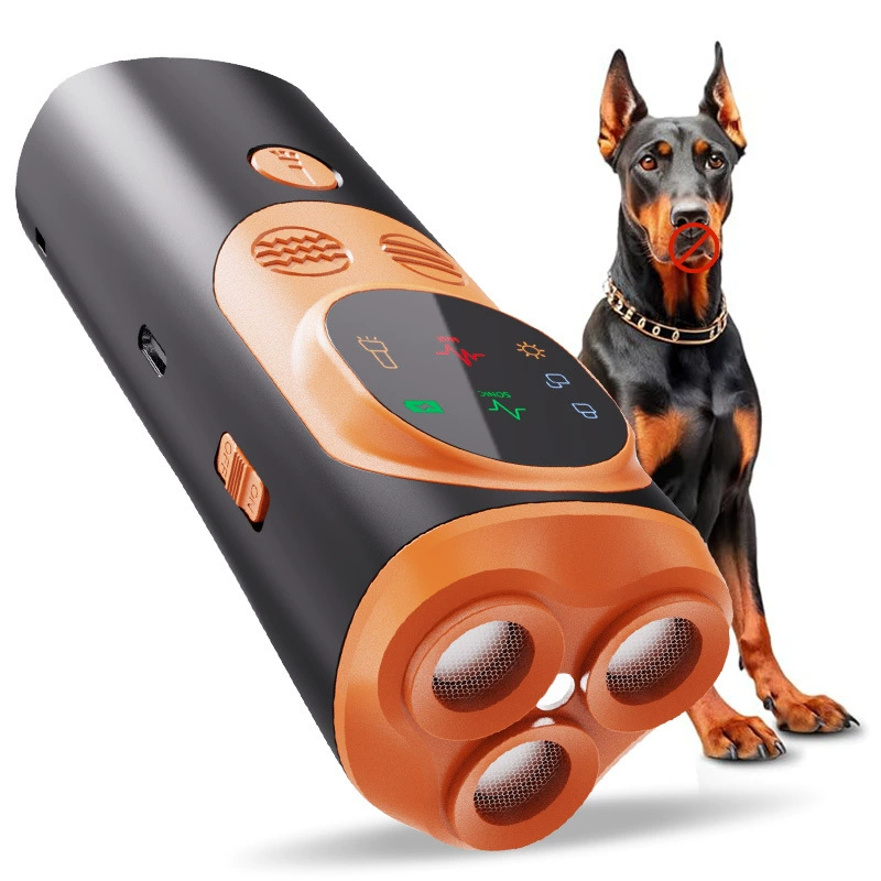 Новый трансграничный ультразвуковой отпугиватель собак с экраном, устройство для прекращения лая, светодиодный светильник, устройство для дрессировки собак
