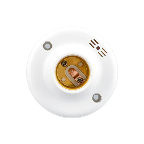 Stairs and corridors E27 screw sound and light control switch induction surface-mounted automatic LED lamp mouth sound control induction lamp head and lamp holder