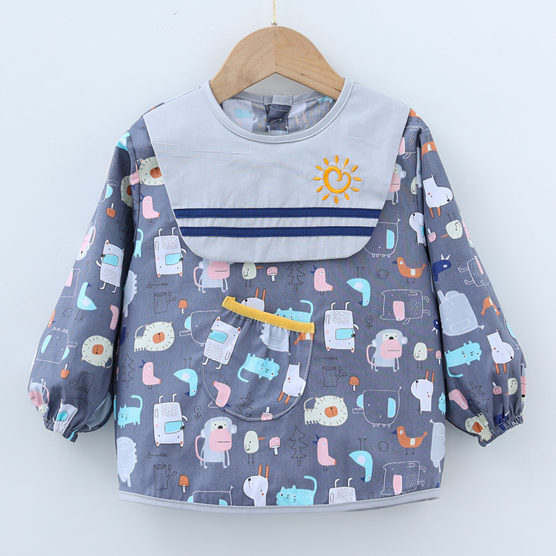 Pure Cotton Zoo Grey