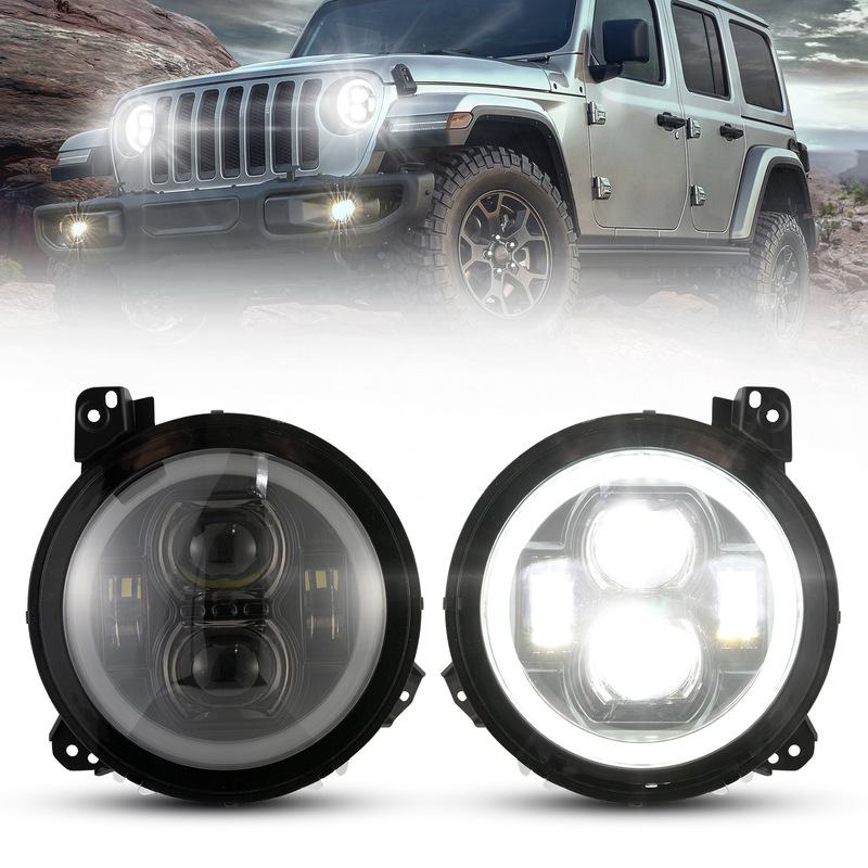 SOURCE manufacturer 7-inch LED spotlight DRL modified light suitable for off-road vehicle Shepherd JL 2018-2021 SOURCE manufacturer 7-inch LED spotlight DRL modified light suitable for off-road vehicle Shepherd JL 2018-2021