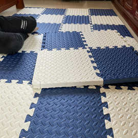 味加厚家用泡沫地垫健身防滑拼图树叶纹幼儿园儿童拼接爬行垫