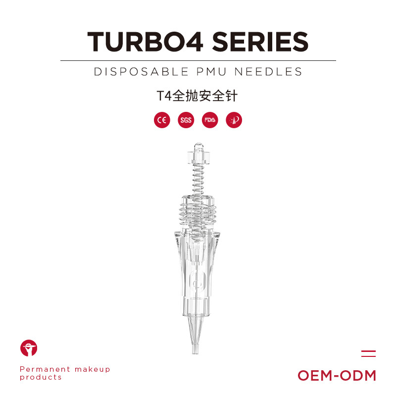 Odm Semi-Permanent Tattoo Needles/Hourglass Needle Caps for Nuo Jiao Big Shark Machine, Custom-Made Safety Needles for Microblading