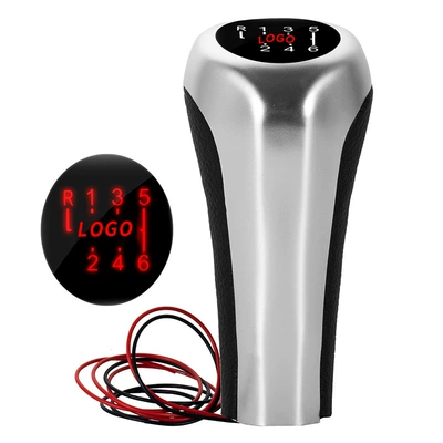 Suitable for BMW shift handball Cab and accessories - 6-speed-m-logo-red-light-customized-logo