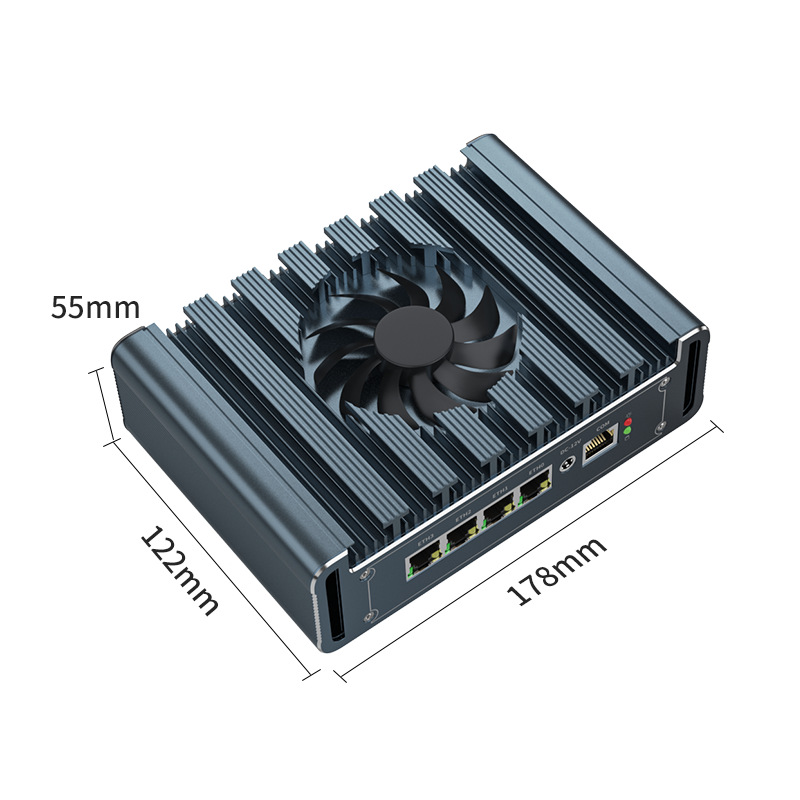 Nuevo G31 n5100 enrutamiento suave 2500Mbps Gigabit de cuatro puertos comercial mini ordenador de control industrial mini pc
