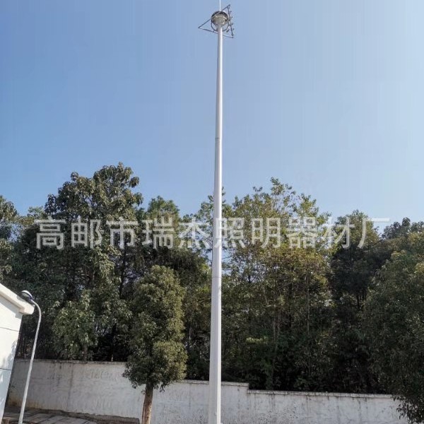 智慧工地安监系统15米20米25米30米升降爬梯固定式高位监控立杆