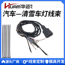 26347 26377 11针雪犁侧灯线束带盖适用Western Fisher Blizzard