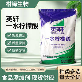 英轩一水柠檬酸糖果饮料糕点烘焙酸度调节剂食品级柠檬酸厂家批发