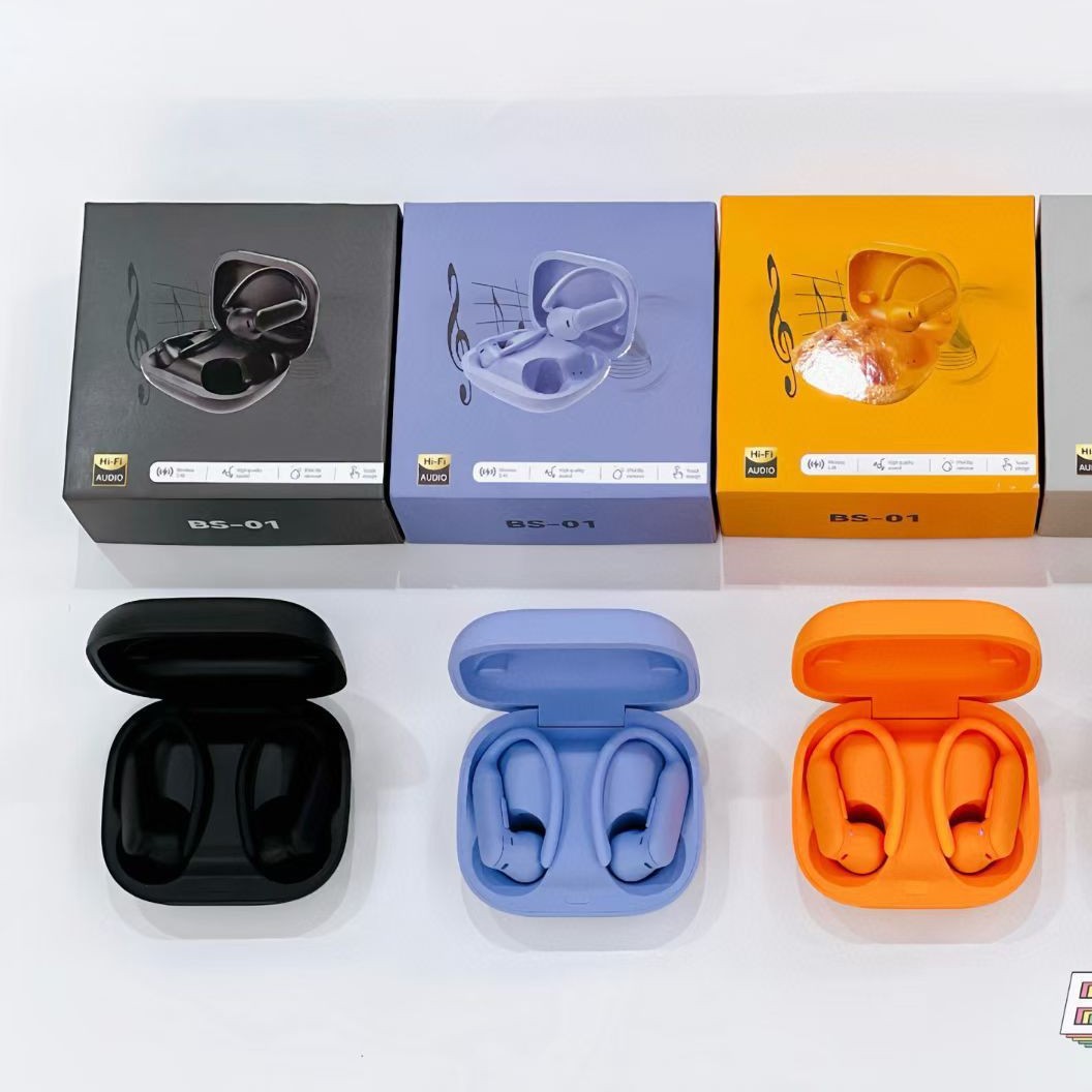 Nuevos auriculares Bluetooth inalámbricos transfronterizos BS - 01 auriculares TWS auriculares Bluetooth deportivos OWS abiertos image 1