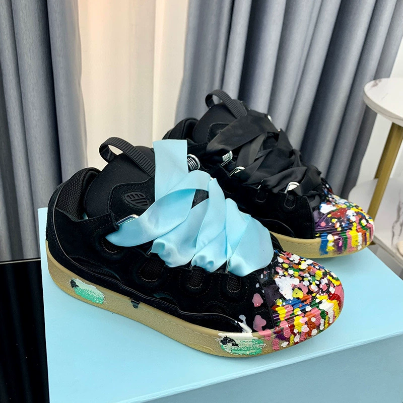 Пятно 2025 новый lanvincurb прилив хлебная обувь комфорт колледж модные мужские кроссовки повседневная обувь