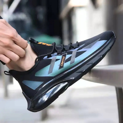 Men's sports shoes spring and summer new fashion Korean style coconut shoes thickened soft sole breathable trendy running shoes wholesale