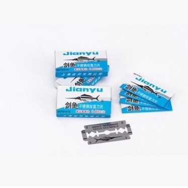 供应剑鱼刀片81-S不锈钢双面刀片老式 剃胡须刀片/板100片批发