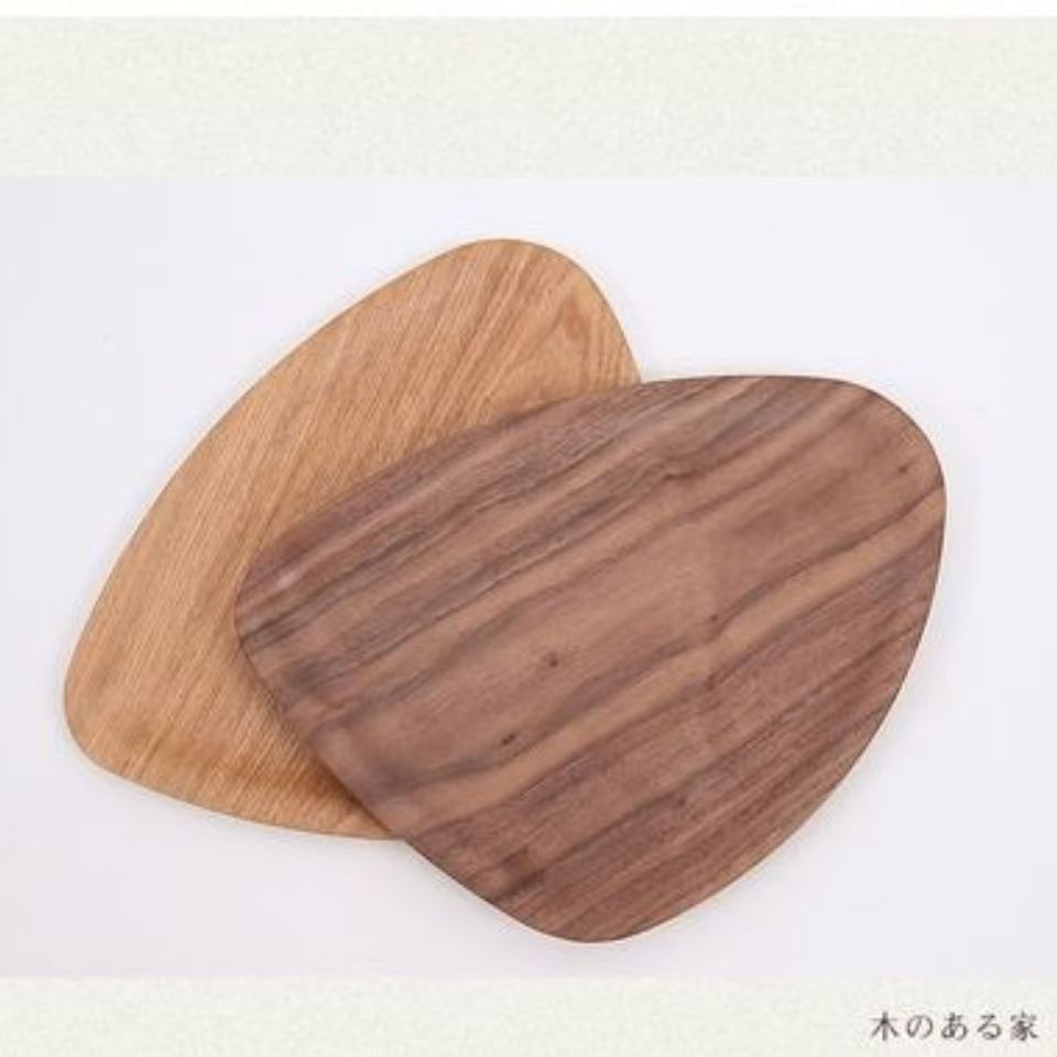 bandeja triangular de madera hotel baño bandeja de lavado bandeja de comedor de hotel bandeja de pastel