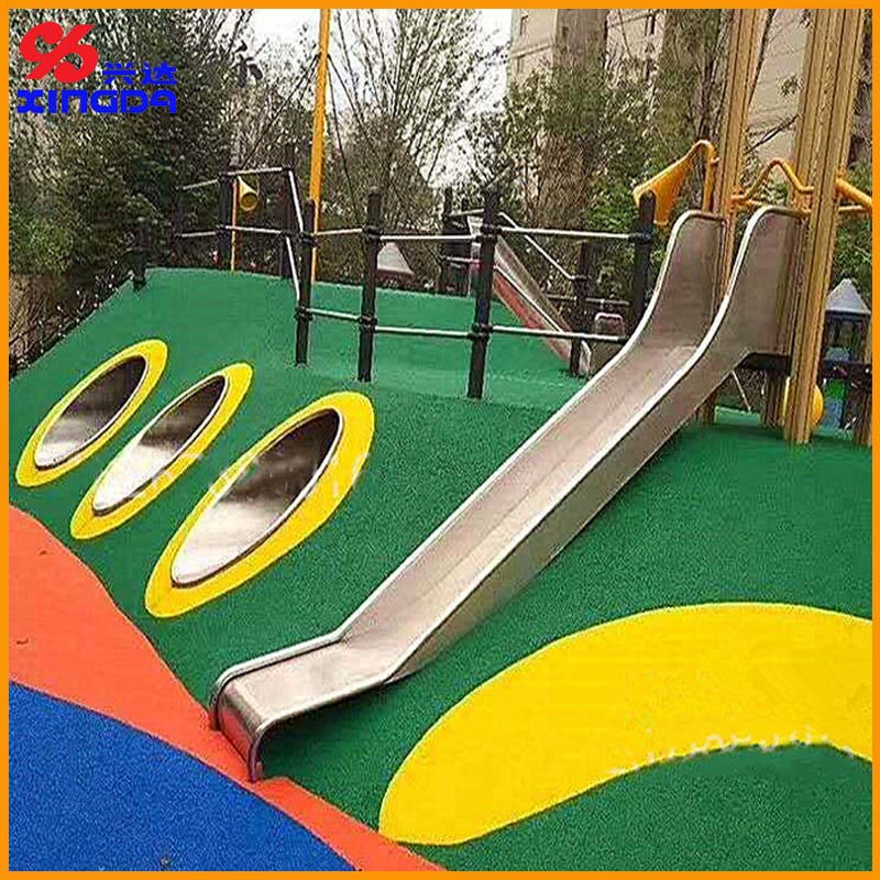 Changzhou XINGDA Manufactor customized kindergarten Scenic spot Park children Stainless steel Drill holes Tunnel Drill holes Slide