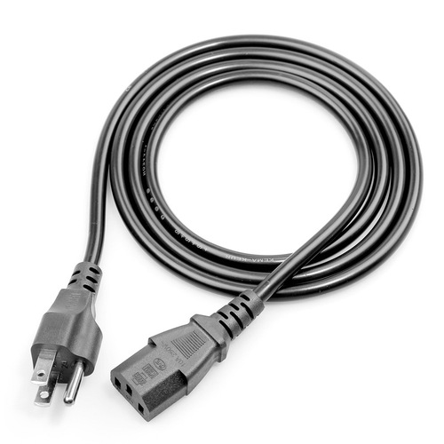 American standard suffix power cord, computer printer, American standard plug connection cable, three-plug rice cooker plug cable