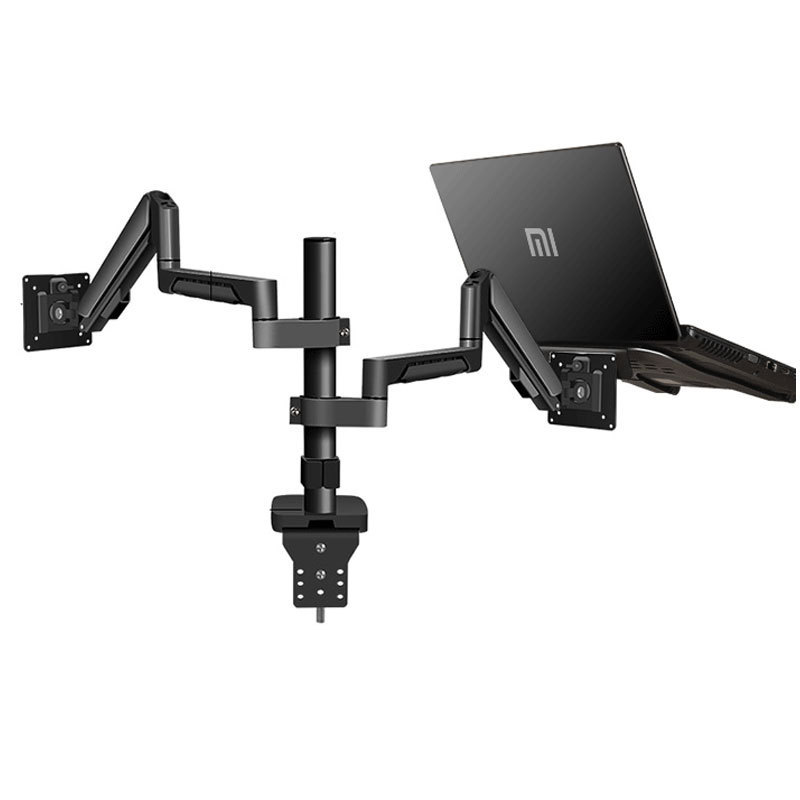 Monitor Laptop Combination Vesa Bracket Arm Suspended Tray Desktop Vertical Robotic Arm Adjustable Shelf