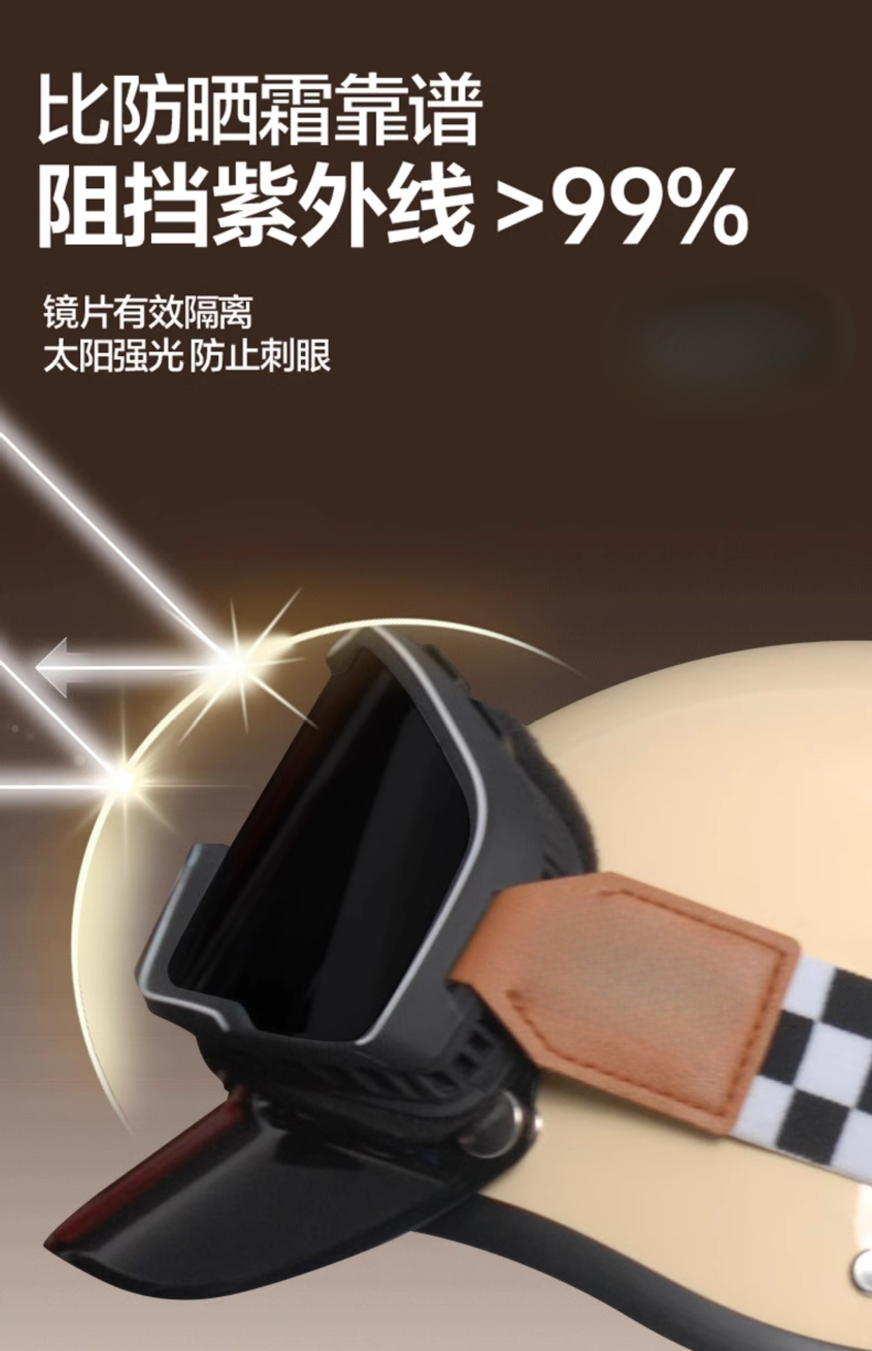 Retro Half Helmet Motorcycle Helmet with 3C Certification
