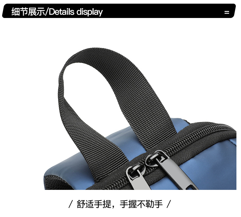 Cross-border chest bag, men's crossbody bag, single-shoulder backpack, multi-functional large-capacity charging crossbody small bag, messenger bag, men's bag undefined