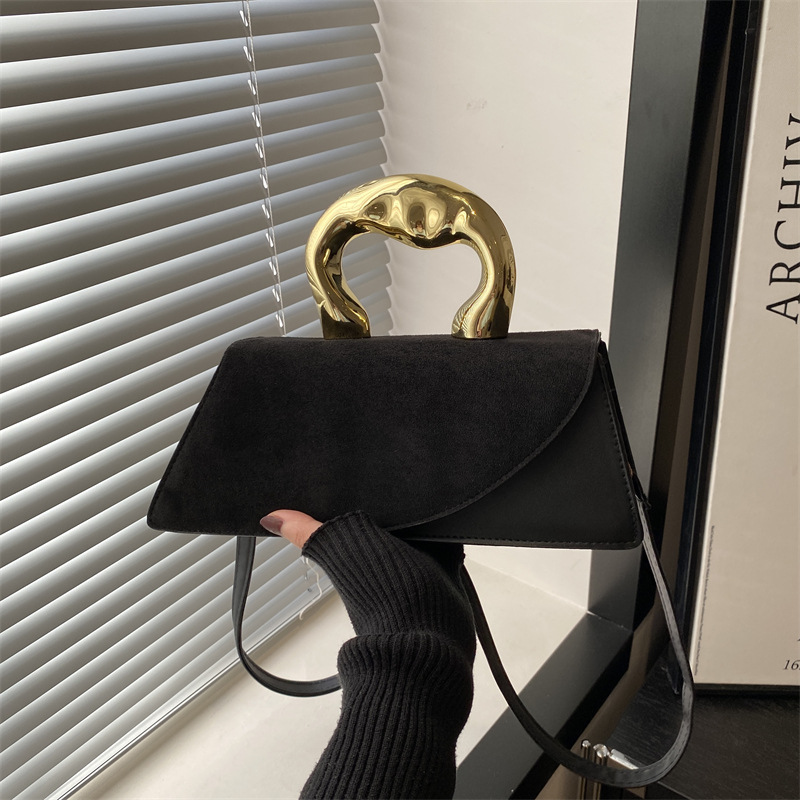 Cross-border 2025 nuevo diseño de nicho simple de textura alta bolso de hombro universal bolso pequeño