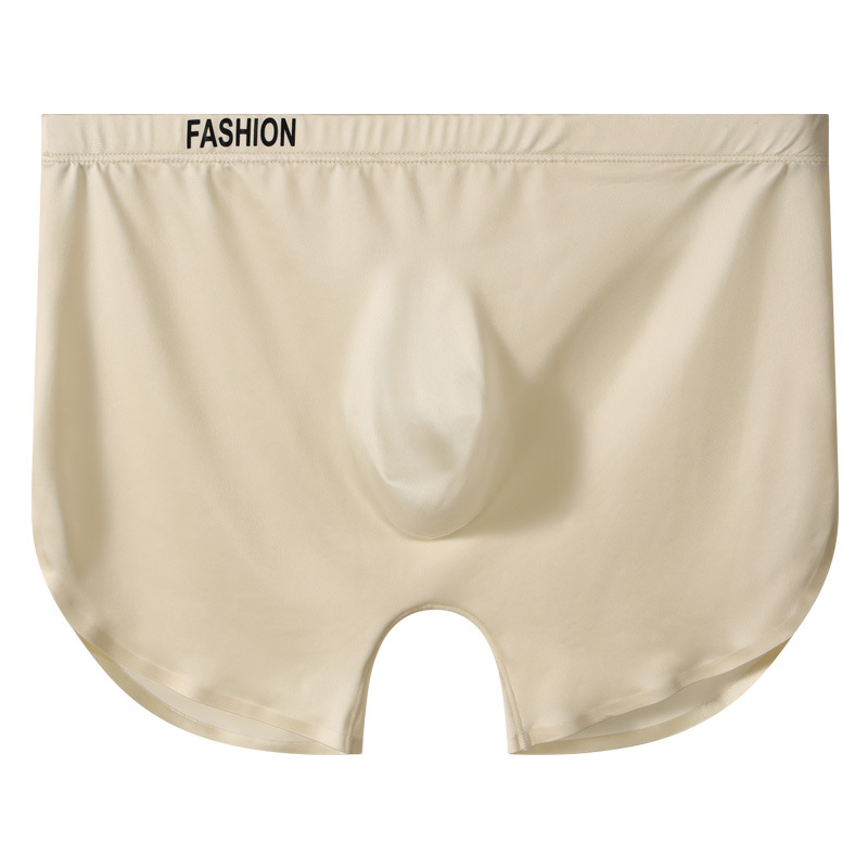 Pantalones de seda de hielo, pantalones cortos de ángulo plano antibacterianos de alta calidad, pantalones de cuatro ángulos para hombres, pantalones para hombres, pantalones para hombres